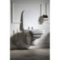WALDORF Soft Close Toilet Seat, blanc/chrome
