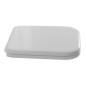 WALDORF Soft Close Toilet Seat, blanc/bronze