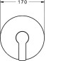Hansa Ligna - Mitigeur de douche encastré, chrome 83879503