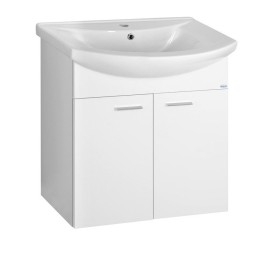 ZOJA Vanity Unité 61,5x74x32,5cm, blanc, porte 2x