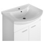 ZOJA Vanity Unité 61,5x74x32,5cm, blanc, porte 2x ZOJA Vanity Unité 61,5x74x32,5cm, blanc, porte 2x