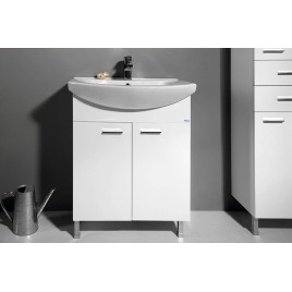 ZOJA Vanity Unité 61,5x74x32,5cm, blanc, porte 2x