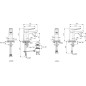 Ideal Standard Tonic II - Mitigeur de lavabo Piccolo avec garniture de vidage, chrome A6330AA