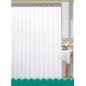 Rideaux de douche 180x200cm, polyester/blanc