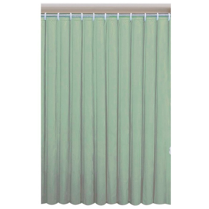 Rideaux de douche 180x200cm, polyester/vert