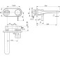Ideal Standard Melange - Mitigeur de lavabo encastré, chrome A5591AA