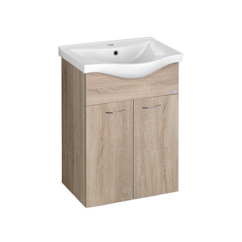 KERAMIA FRESH Vanity Unité 51,1x74x34cm, placage de chêne KERAMIA FRESH Vanity Unité 51,1x74x34cm, placage de chêne