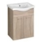 KERAMIA FRESH Vanity Unité 51,1x74x34cm, placage de chêne KERAMIA FRESH Vanity Unité 51,1x74x34cm, placage de chêne