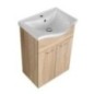 KERAMIA FRESH Vanity Unité 51,1x74x34cm, placage de chêne KERAMIA FRESH Vanity Unité 51,1x74x34cm, placage de chêne