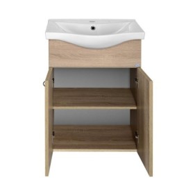 KERAMIA FRESH Vanity Unité 51,1x74x34cm, placage de chêne
