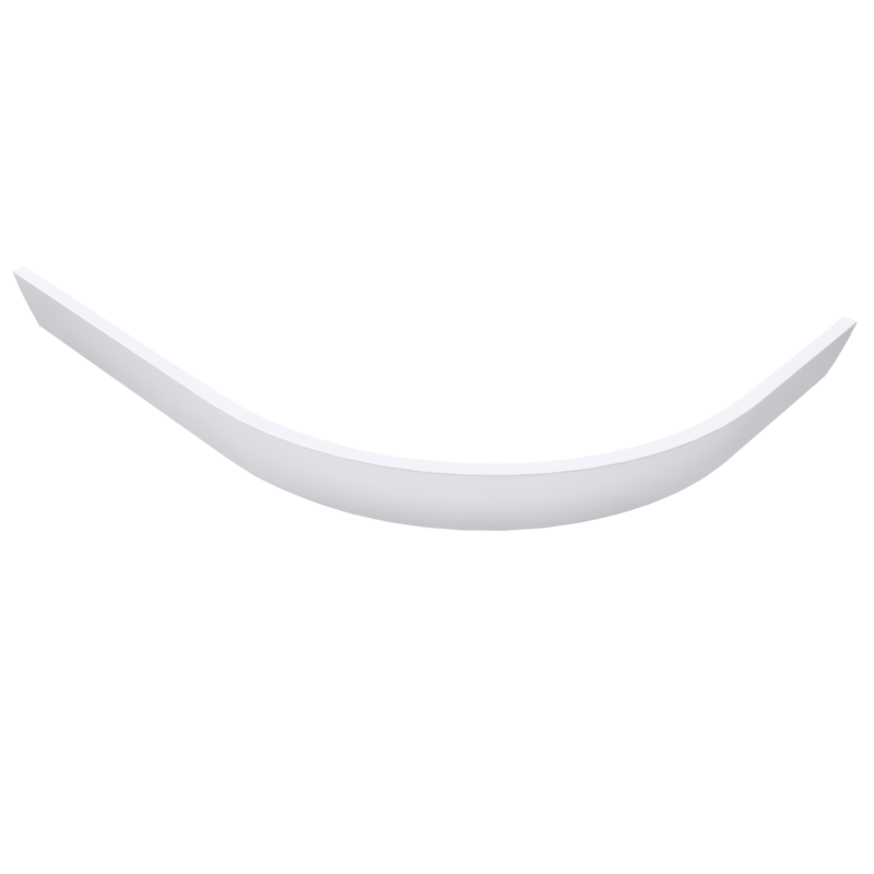 RENA L 100x80x11cm Panneau de douche R550, Gauche/Blanc