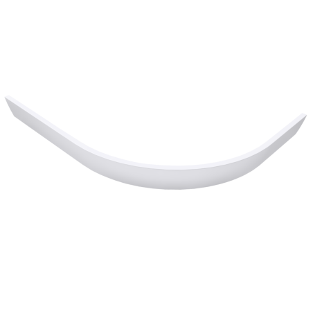 RENA L 100x80x11cm Panneau de douche R550, Gauche/Blanc