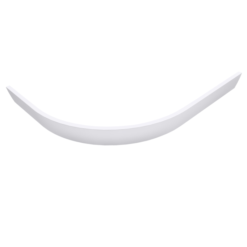 Panneau de douche RENA R 100x80x11cm R550, droit / blanc