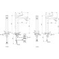 Ideal Standard Tonic II - Mitigeur de lavabo avec bec haut, chrome A6329AA