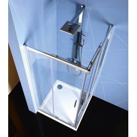 EASY Vitrine carrée 900x900mm, verre clair