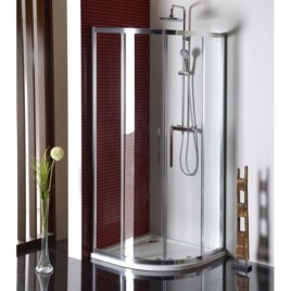 LUCIS LINE Quadrant Shower Enclosure 1000x1000mm, R550, verre clair