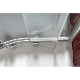 LUCIS LINE Quadrant Shower Enclosure 1000x1000mm, R550, verre clair