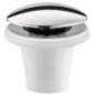 Déchet de bain 6/4" Click Clack, pour baignoires sans débordement, chrome