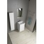 Porte-serviettes SEGA 550x1700x70 mm, brillance en acier inoxydable