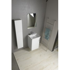 Porte-serviettes SEGA 550x1700x70 mm, brillance en acier inoxydable