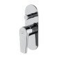 Cersanit Moduo - Mitigeur encastré avec 2 sorties et corps d’encastrement, chrome S951-338