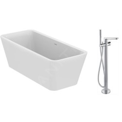 Ideal Standard Tonic II - Mitigeur de baignoire pour montage au sol, chrome A6347AA