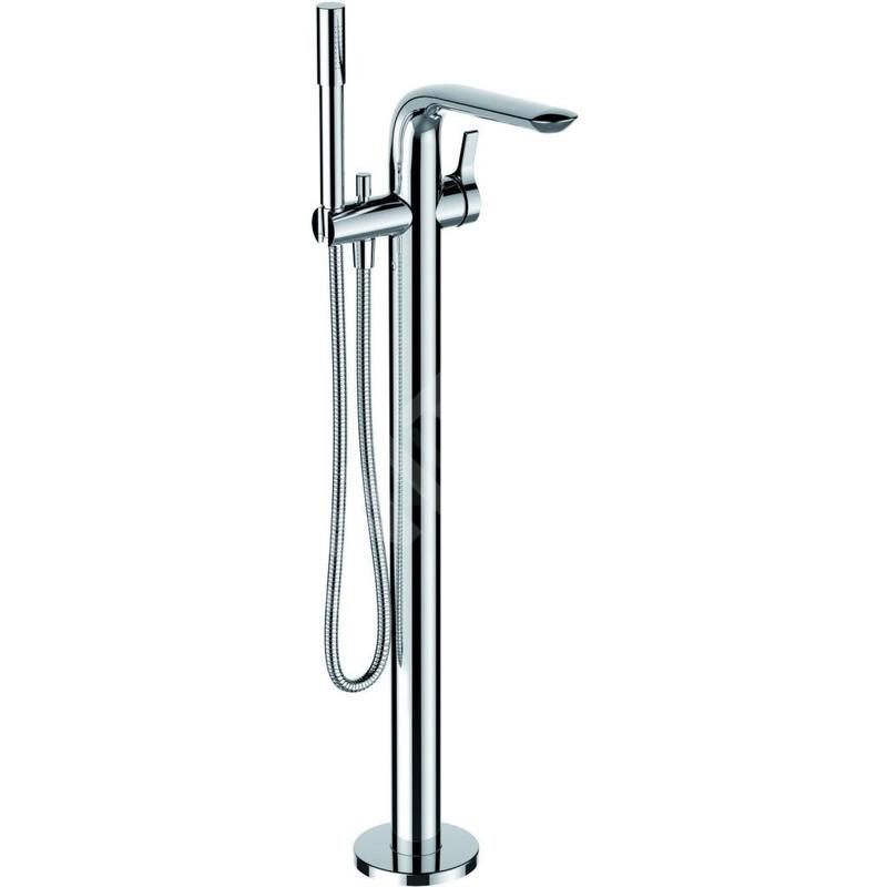 Ideal Standard Melange - Mitigeur de baignoire pour montage au sol avec accessoires, chrome A6120AA