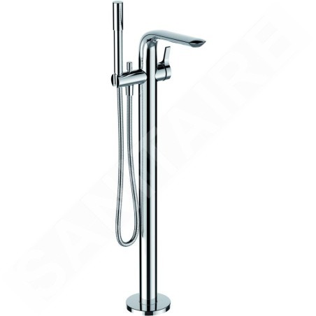 Ideal Standard Melange - Mitigeur de baignoire pour montage au sol avec accessoires, chrome A6120AA