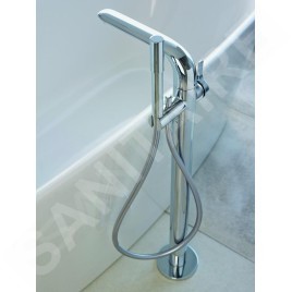 Ideal Standard Melange - Mitigeur de baignoire pour montage au sol avec accessoires, chrome A6120AA