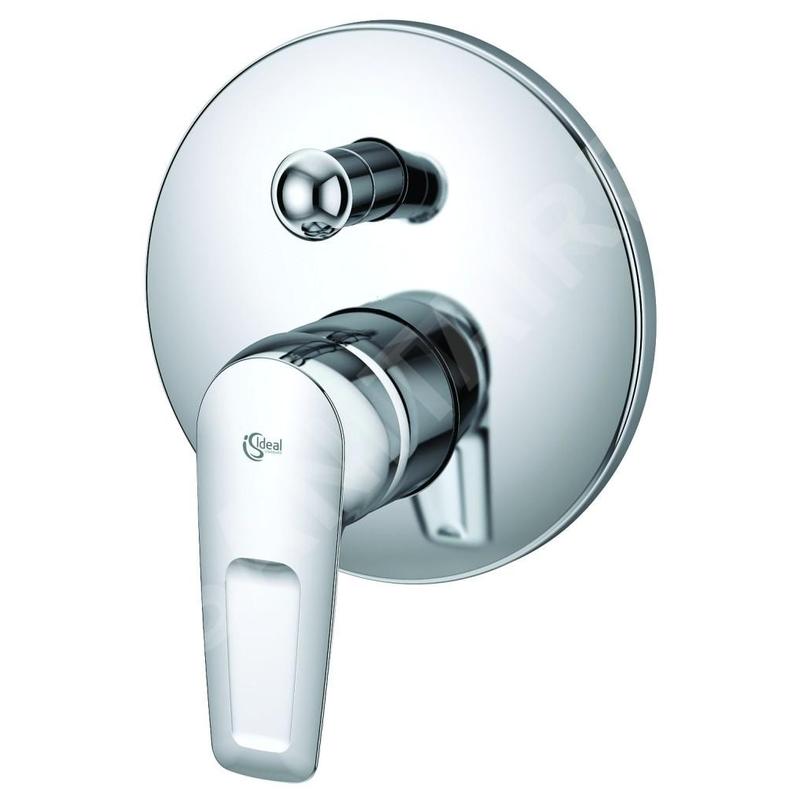 Ideal Standard CeraMix Blue - Mitigeur de baignoire à levier pour installation encastrée, 2 sorties, chrome A5664AA