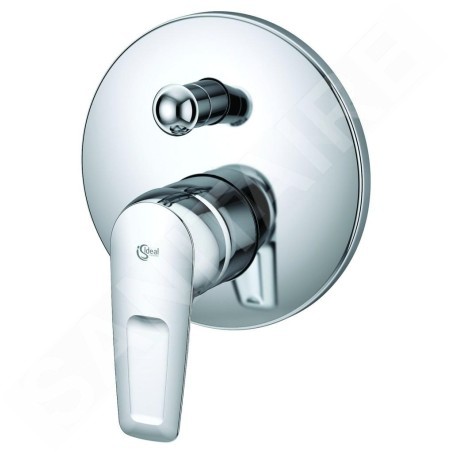 Ideal Standard CeraMix Blue - Mitigeur de baignoire à levier pour installation encastrée, 2 sorties, chrome A5664AA