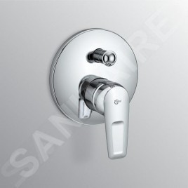 Ideal Standard CeraMix Blue - Mitigeur de baignoire à levier pour installation encastrée, 2 sorties, chrome A5664AA