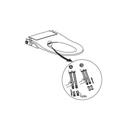 Jet de rechange pour bidet toilette LB402, LB802