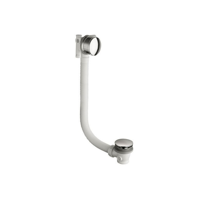 Déchets de remplissage de bain, (L) 900mm, Plug 72mm,chrome