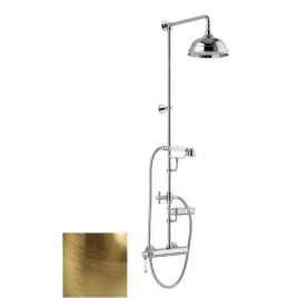 VIENNA Set de douche inc Mixer Tap +Soap R. Holder, 1267mm, bronze