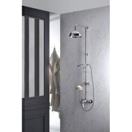 VIENNA Shower Com.Set inc Mixer Tap + Savon R. Holder, 1291mm, chrome