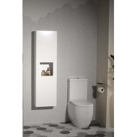 ELLA Unité de rangement 40x140x20cm, porte 1x, gauche/droite/blanc