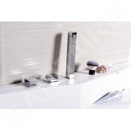 Sapho Robinetterie - Mitigeur sur bord de baignoire, installation 2 trous, chrome IF100