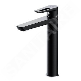 Cersanit Mille - Mitigeur de lavabo avec bonde Click-Clack, noir S951-356
