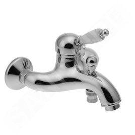 Sapho Kirké - Mitigeur de baignoire White, chrome KI10BC