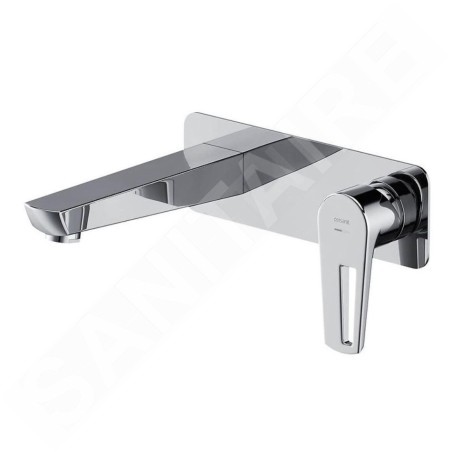 Cersanit Mille - Mitigeur de lavabo encastré, avec bonde Click-Clack, avec corps, chromé S951-357