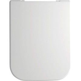 TRACCIA Soft Close Toilet Seat, blanc