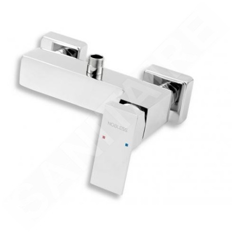 Novaservis Nobless Edge - Robinetterie de douche avec sortie supérieure, chrome 36062/1,0