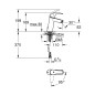 Grohe Eurosmart - Mitigeur de lavabo M, chrome 2339410E