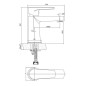 Cersanit Moduo - Mitigeur de lavabo, chrome S951-362