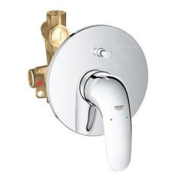 Grohe Eurostyle - Mitigeur de baignoire encastré avec le corps, chrome 23730003