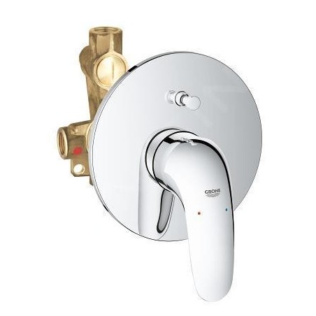 Grohe Eurostyle - Mitigeur de baignoire encastré avec le corps, chrome 23730003