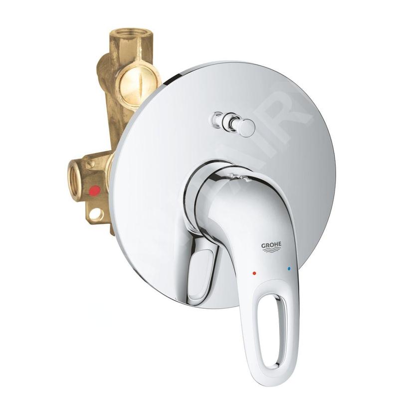 Grohe Eurostyle - Mitigeur de baignoire encastré, chrome 33637003