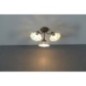 NAPOLI Ceramic Shade Ceiling Light E14 3x40W, 230V, bronze