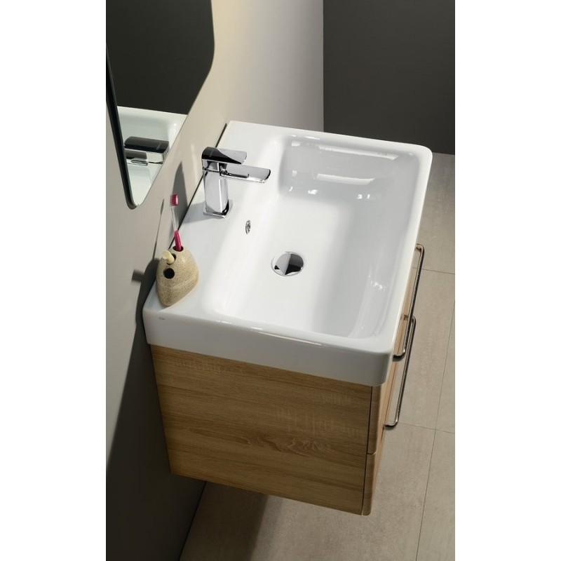 SAND Ceramic Washbasin 60x50 cm, blanc ExtraGlaze